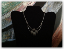 Necklace - Grey hematite beads
