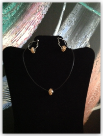 Jewelry Sets - Golden Crystal Bead