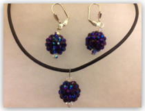 Jewelry Sets - Blue Resin